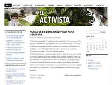 Tablet Screenshot of elactivista.espivblogs.net