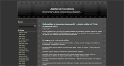 Desktop Screenshot of libertadeconciencia.espivblogs.net